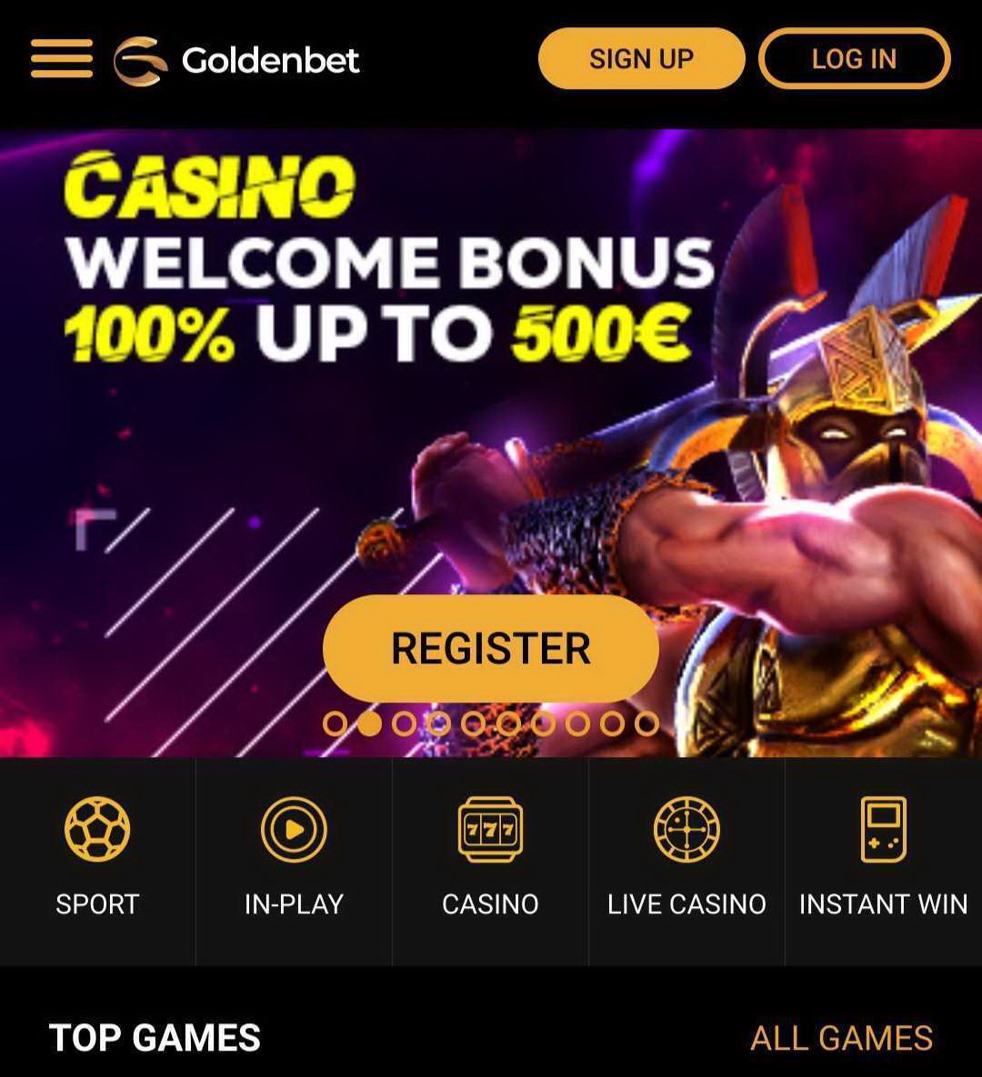 Galactic Wins Casino environment
